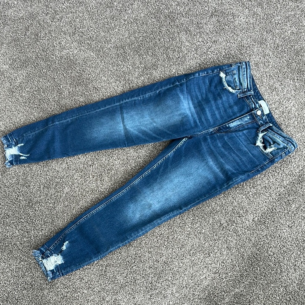 Vervet Distressed skinny Blue Jeans